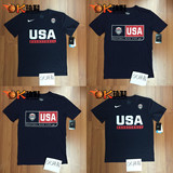 OK球鞋NIKE USA 美国队奥运会 篮球T恤运动短袖768824-768826-451