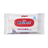 日本亚马逊贝亲/Pigeon加厚型纯水婴儿柔湿巾80抽包邮三包起售