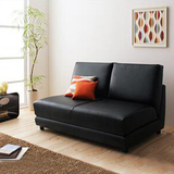 日式多功能 折叠沙发床1.2 1.5米 简约小户型沙发床 皮艺沙发双人