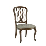 美式新古典实木布艺软包餐椅原木无扶手书椅时尚复古单人座椅定制