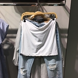 Zara2016春夏季新款专柜女装正品牌代购紧身纯色抹胸上衣0839/533
