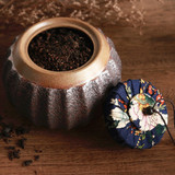 粗陶茶叶罐大号陶瓷 密封罐存储罐复古包装 功夫红茶普洱茶罐茶盒