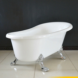 亚克力贵妃浴缸独立式小户型成人家用单人欧式带脚普通浴缸1.6米