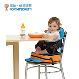 意大利进口品牌 我爱动物折叠儿童增高餐桌椅 多功能妈妈包