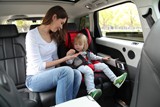 正品REEBABY瑞贝乐汽车儿童安全座椅欧标3C认证加钢小孩座椅