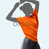 ORSO褶皱短袖t恤三宅薄款打底衫夏装宽松纯色大码女装欧洲站2016