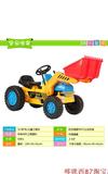 电动挖土机3-6岁儿童工程车挖掘机铲车四轮脚踏可坐可骑推土机