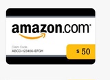 正规美国亚马逊礼品卡 Amazon Gift Card 50美金及任意面值充值卡