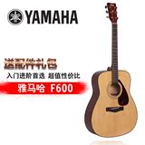 YAMAHA雅马哈吉他F310F600 初学者学生入门民谣标准41寸实木吉他
