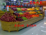 木质货架水果架堆头水果展示架 超市货架蔬菜架水果货架干果柜子