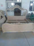 新品直销 纯实木 欧式风格白茬床雕花件 床头床尾雕刻花板c808