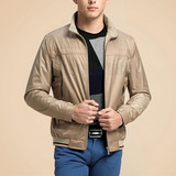 男士外套品牌剪标春季青年休闲薄款立领夹克 韩版修身短款棒球服