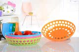 厨房用品客厅水果盘塑料 现代欧式点心糖果干果盆 可沥水洗菜篮子
