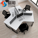 广州办公家具职员办公桌 3人6人组合屏风工作位简约员工桌电脑桌