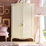 意大利欧式公主实木衣柜新古典环保白色儿童衣柜儿童房家具定制