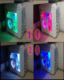 呼吸LED电脑机箱12V灯条主机光污染DIY七彩变色控制遥控灯带包邮
