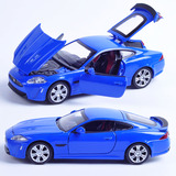 捷豹XKR-S合金汽车模型 彩珀1:32声光回力儿童玩具小汽车