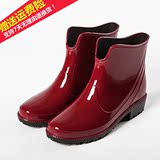 包邮短筒雨靴女秋冬短筒雨鞋韩国防滑雨鞋雨靴女鞋加棉保暖水鞋