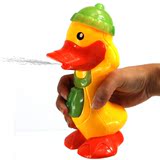 6-10个月宝宝洗澡戏水玩具小黄鸭0-3岁儿童喷水感温变色鸭子水枪