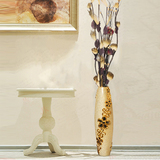 落地插花客厅花瓶摆件创意家居欧式现代简约电视柜奢华陶瓷大高60