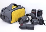 专业摄影包大容量单肩适用于佳能尼康单反相机包5D3 6D80D D750D4