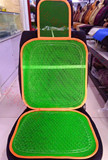 汽车坐垫夏季通用透气凉垫绿网凉席竹片塑料单片面包货车座垫椅垫