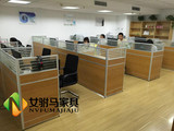 南京屏风隔断办公桌四人六人卡座工位隔板办公桌职员桌子家具订做