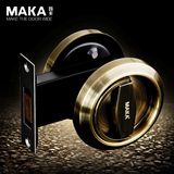 玛卡304不锈钢隐形门锁单面双面暗门锁拉手门锁背景墙门锁室内