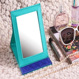 精美韩国可爱公主镜子 便携随身折叠化妆镜 随身台式镜 壁挂镜子