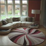 现代简约 圆形地毯 客厅地毯 沙发地毯 卧室茶几地毯样板间 定制