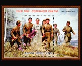 朝鲜2012年朝鲜母亲康盘石诞辰120周年(金日成母亲)邮票小型张M新