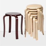 实木凳子圆凳曲木凳子木头凳子时尚创意板凳餐桌凳套凳折叠凳特价