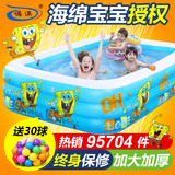 诺澳超大号加厚婴儿童充气游泳池家用小孩戏水池海洋球池成人浴缸