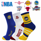2件9折NBA篮球袜子精梳棉男中筒运动袜勇士湖人科比库里骑士袜