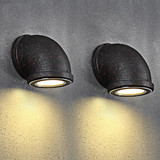 工业美式创意个性床头阳台灯楼梯灯单头水管灯具复古风格铁艺壁灯