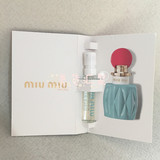 【现货】15年新 Miu Miu EDP首款同名女士香水试管1.2ml 小样