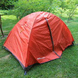 正品牧高笛 T2帐篷 户外露营双人双层玻杆铝杆野营帐篷 防雨 透气