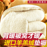 羊羔绒榻榻米床垫加厚保暖0.9米学生床褥子折叠1.8m单人双人垫子