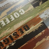 强化复合艺术仿古地板12MM个性彩拼复合木地板酒吧咖啡馆特色地板