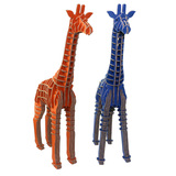 瓦楞纸家具动物立体长颈鹿纸艺术创意产品饰品摆件绿色环保包邮
