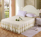 单件床裙床罩韩式公主床套1.5米1.8m2.0床特价席梦思床罩蕾丝床裙
