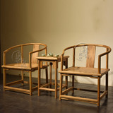 老榆木免漆 实木家具 餐桌椅 新中式现代茶几茶椅茶楼会所定制