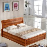现代木质1.8气动双人床高箱抽屉储物床1.5米板式床类简约卧室家具