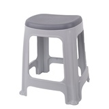 加厚成人凳吃饭餐桌凳塑料椅子 塑料凳子浴室方圆大凳高凳子胶櫈