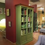 卡洛乡村现代特价宜家玻璃门称重书柜书架木质小柜子储物柜收纳柜