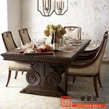 特价 经典美式欧式高档实木雕刻长餐桌 法式新古典可定制餐厅家具