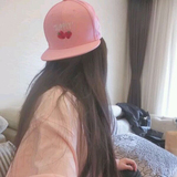 韩国东大门 春季潮牌棒球帽 男女学生情侣嘻哈帽 可爱草莓鸭舌帽