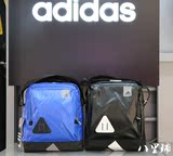 Adidas/阿迪达斯专柜正品新款男女LOGO黑蓝单肩背包小肩包A95706