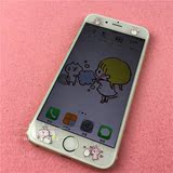 日本kanahei卡娜赫拉小动物iPhone6s plus钢化膜iphone6/5s玻璃膜