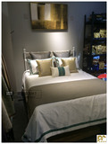 样板房床品绿色系新古典美式风格床品套件可定做 包邮